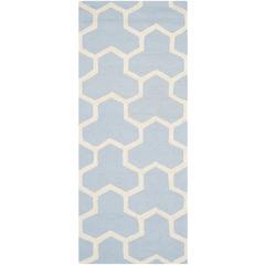 CAMBRIDGE, LIGHT BLUE / IVORY, 3' X 5', Area Rug, CAM146A-3