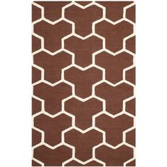 CAMBRIDGE, DARK BROWN / IVORY, 6' X 9', Area Rug, CAM146H-6