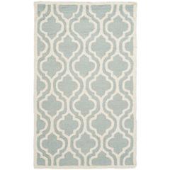 CAMBRIDGE, SPA / IVORY, 3' X 5', Area Rug