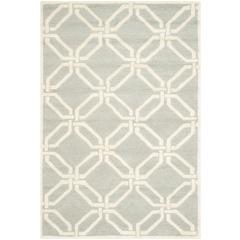 CAMBRIDGE, LIGHT GREY / IVORY, 4' X 6', Area Rug, CAM311L-4