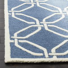 CAMBRIDGE, NAVY / IVORY, 5' X 8', Area Rug, CAM311M-5