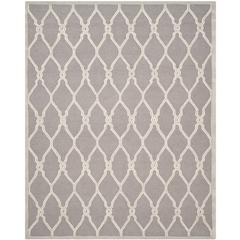 CAMBRIDGE, DARK GREY / IVORY, 8' X 10', Area Rug, CAM352D-8