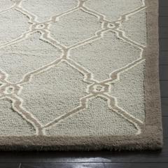CAMBRIDGE, LIGHT GREY / IVORY, 6' X 9', Area Rug