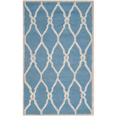 CAMBRIDGE, NAVY / IVORY, 4' X 6', Area Rug, CAM352M-4