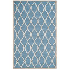 CAMBRIDGE, NAVY / IVORY, 6' X 9', Area Rug, CAM352M-6