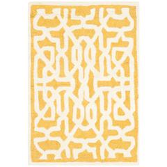 CAMBRIDGE, GOLD / IVORY, 3' X 5', Area Rug, CAM570Q-3