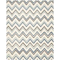 CAMBRIDGE, IVORY / BLUE, 9' X 12', Area Rug