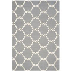 CAMBRIDGE, DARK GREY / IVORY, 6' X 9', Area Rug, CAM703D-6