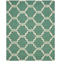 CAMBRIDGE, TEAL / IVORY, 9' X 12', Area Rug, CAM703T-9