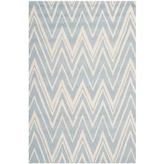 CAMBRIDGE, BLUE / IVORY, 4' X 6', Area Rug, CAM711B-4