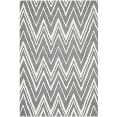 CAMBRIDGE, DARK GREY / IVORY, 4' X 6', Area Rug, CAM711D-4