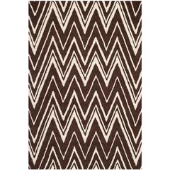 CAMBRIDGE, BROWN / IVORY, 4' X 6', Area Rug, CAM711R-4