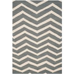 CAMBRIDGE, DARK GREY / IVORY, 5' X 8', Area Rug, CAM714D-5
