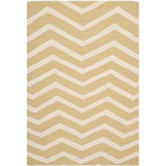 CAMBRIDGE, LIGHT GOLD / IVORY, 5' X 8', Area Rug, CAM714L-5