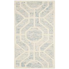 CAMBRIDGE, LIGHT BLUE / IVORY, 4' X 6', Area Rug, CAM726B-4