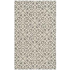 CAMBRIDGE, DARK GREY / IVORY, 4' X 6', Area Rug, CAM731D-4