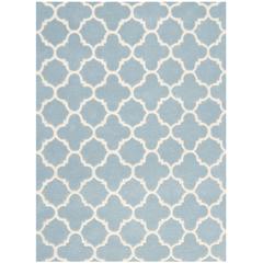 CHATHAM, BLUE / IVORY, 4' X 6', Area Rug, CHT717B-4