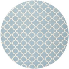 CHATHAM, BLUE / IVORY, 9' X 9' Round, Area Rug, CHT717B-9R