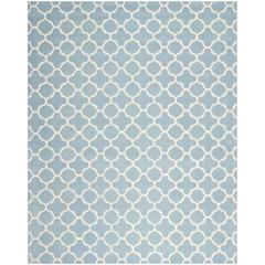 CHATHAM, BLUE / IVORY, 8' X 10', Area Rug, CHT717B-8