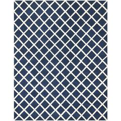 CHATHAM, DARK BLUE / IVORY, 9' X 12', Area Rug