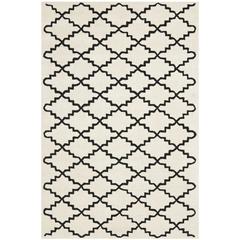 CHATHAM, IVORY / BLACK, 6' X 9', Area Rug, CHT721A-6