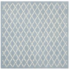 CHATHAM, BLUE / IVORY, 8'-9" X 8'-9" Square, Area Rug, CHT721B-9SQ