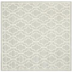 CHATHAM, GREY / IVORY, 7' X 7' Square, Area Rug, CHT723E-7SQ