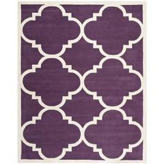 CHATHAM, PURPLE / IVORY, 8'-9" X 12', Area Rug, CHT730F-9