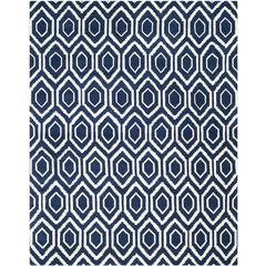 CHATHAM, DARK BLUE / IVORY, 8'-9" X 12', Area Rug, CHT731C-9