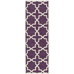 CHATHAM, PURPLE / IVORY, 2'-3" X 7', Area Rug, CHT732F-27