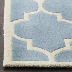CHATHAM, BLUE / IVORY, 5' X 8', Area Rug, CHT733B-5