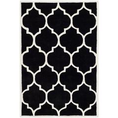 CHATHAM, BLACK / IVORY, 4' X 6', Area Rug, CHT733K-4