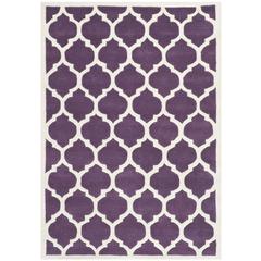 CHATHAM, PURPLE / IVORY, 4' X 6', Area Rug, CHT734F-4