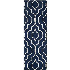 CHATHAM, DARK BLUE / IVORY, 2'-3" X 5', Area Rug, CHT736C-25