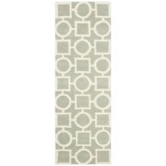 CHATHAM, GREY / IVORY, 2'-3" X 7', Area Rug, CHT737E-27