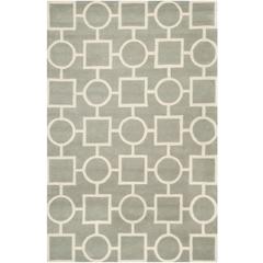 CHATHAM, GREY / IVORY, 8' X 10', Area Rug, CHT737E-8