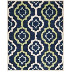 CHATHAM, DARK BLUE / MULTI, 8'-9" X 12', Area Rug