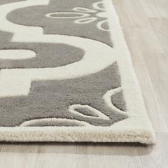 CHATHAM, DARK GREY / IVORY, 8' X 10', Area Rug, CHT751D-8