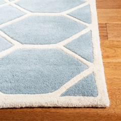 CHATHAM, BLUE / IVORY, 6' X 9', Area Rug, CHT755B-6