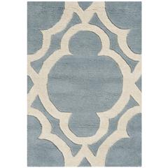 CHATHAM, BLUE / IVORY, 3' X 5', Area Rug, CHT762B-3