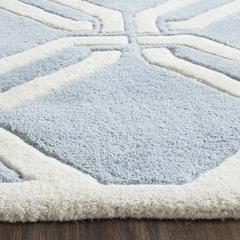 CHATHAM, BLUE / IVORY, 6' X 9', Area Rug, CHT763B-6