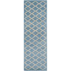 CHATHAM, BLUE GREY, 2'-3" X 13', Area Rug