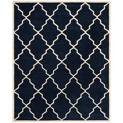 CHATHAM, DARK BLUE, 8'-9" X 12', Area Rug