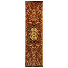 CLASSIC, RED / BLACK, 2'-3" X 12', Area Rug