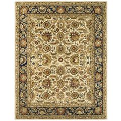 CLASSIC, IVORY / NAVY, 7'-6" X 9'-6", Area Rug