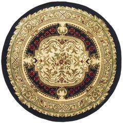 CLASSIC, BLACK, 6' X 6' Round, Area Rug