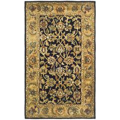 CLASSIC, BLACK / GOLD, 4' X 6', Area Rug, CL758B-4