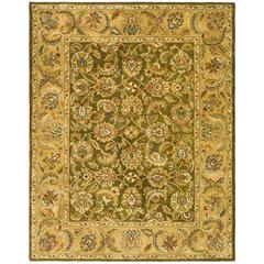CLASSIC, OLIVE / CAMEL, 7'-6" X 9'-6", Area Rug