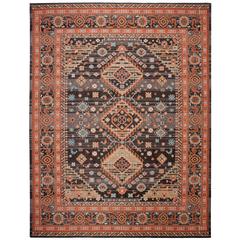 CLV-CLASSIC VINTAGE, BLACK / RUST, 6' X 9', Area Rug