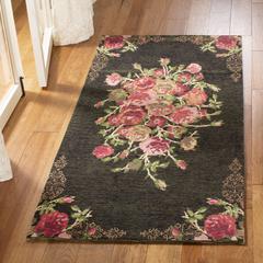CLV-CLASSIC VINTAGE, BLACK / RED, 4' X 6', Area Rug